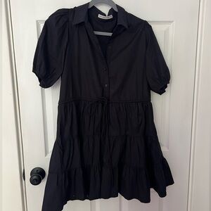 Abercrombie Button Down Mini Dress with Bow
